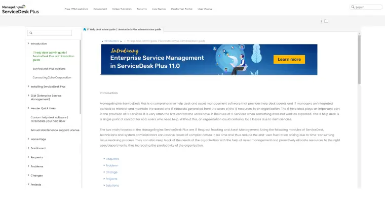 ServiceDesk plus